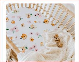 Premium Quality Organic Cotton <b>Bassinet</b> Sheet Anti-collision With 100% Cotton <b>Baby</b> Bedding Sheets For Toddler - Product Image 1