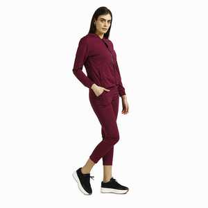 Chándales con patrón personalizado para mujer, diseño ajustado con etiqueta privada - Product Image 3