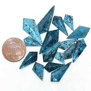 बिक्री के लिए अद्वितीय रंग इंडिगो Kyanite रत्न, प्राकृतिक Arrowhead के लिए रत्न गहने, थोक मूल्य Faceted ढीला रत्न