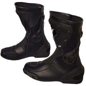 Botas largas y cortas de cuero genuino para hombre y mujer, botas de moto hechas a medida - Product Image 4