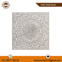 Design élégant Vente Chaude Décoratif MDF Sculpté À La Main Tenture Murale Panneau