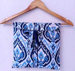 Conjunto de Pijama de Tela de Algodón con Estampado en Bloque al por Mayor, Camisa de Manga Larga y Pantalón con Cintura Elástica, Ropa de Dormir Cómoda e Informal para Mujer - Product Image 4