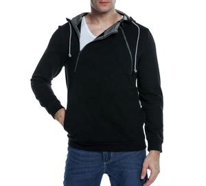 Jersey de lana de algodón a la moda de invierno para hombre, sudaderas con capucha de alta calidad, colores diferentes, dos cremalleras frontales, jerséis de nuevo estilo - Product Image 5