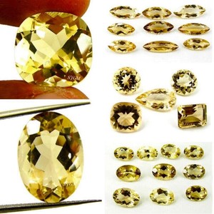 Precio de fábrica al por mayor Natural CHAMPAGNE CUARZO Trillion Cut Gemstone Todos los tamaños IGI Certified Piedra suelta facetada - Product Image 2