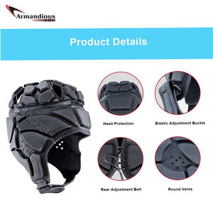 Casco de rugby para jóvenes Protector de cabeza suave de EVA para fútbol y fútbol Protector de cabeza para niños - Product Image 3
