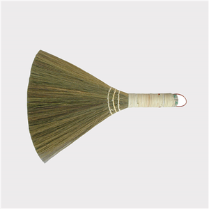 Hot Selling Vietnam Handmade Straw <b>Broom</b> with Colorful Wooden Handle <b>Dustpan</b> for Home Use - Product Image 1