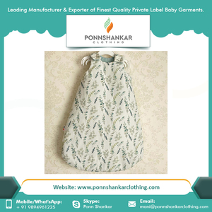 Vente directe d'usine-Literie légère en pur coton biologique pour nouveau-né Couverture pour bébé enveloppante à motif de feuilles marines douces respirantes - Product Image 4