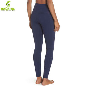 Mallas Premium de cintura alta para mujer, tela transpirable que absorbe la humedad, estilo informal con pretina antideslizante - Product Image 3