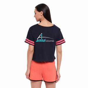 Ensemble de T-Shirt décontracté pour femmes, vêtements de nuit courts, grande taille, promo, été - Product Image 4