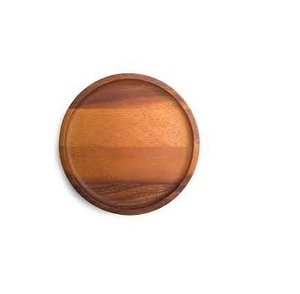 Plaque de bois de meilleure qualité et taille personnalisée et prix bon marché avec forme ronde et pièce de couleur bois naturel faite à la main - Product Image 1