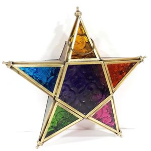 Bougeoir décoratif de haute qualité lanterne métal et verre en prix de gros pour la décoration et Noël - Product Image 4