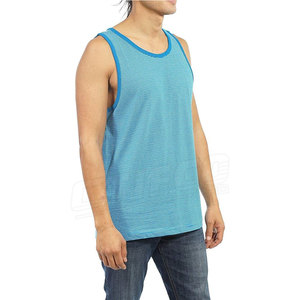 Débardeur Homme Grande Taille en Polyester/Coton Tricoté Respirant Anti-Boulochage Séchage Rapide Haute Qualité pour Entraînement et Gym Personnalisable - Product Image 1