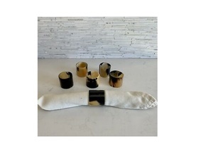Porte-serviettes en corne de chameau, 1 pièce, de haute qualité, couleur noire naturelle et poli à la main pour vente personnalisée - Product Image 2