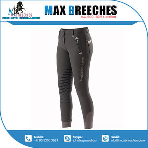 กางเกงขี่ม้าไนลอนสำหรับผู้หญิงพิมพ์ลายซิลิโคนเพื่อความปลอดภัยในการขับขี่ - Product Image 2