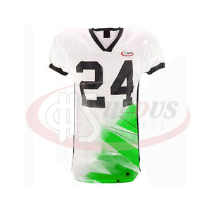 Meilleures ventes : Uniforme de football américain court personnalisé avec logo, en matériaux frais, design tendance, prix bas, 100 % personnalisable - Product Image 2