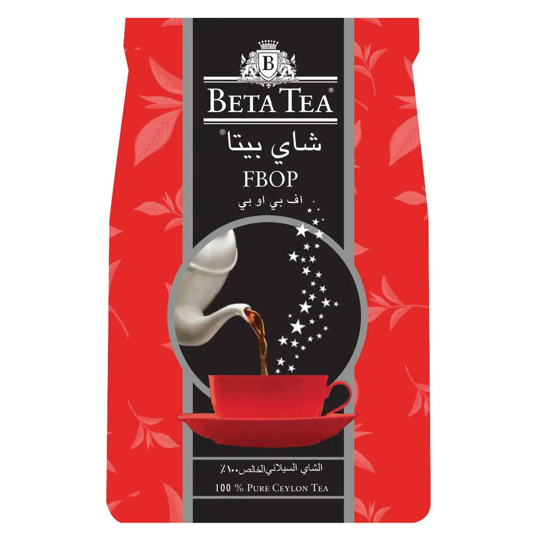 Fbop Ceylon Black Tea Pure Ceylon Tea Loose Black Tea Beta FBOP 400 grams Soft Pack