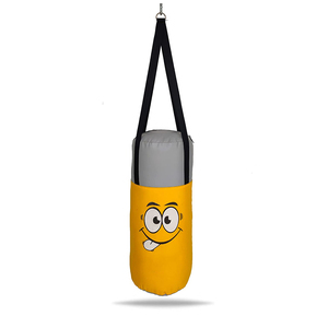 Muay Thai <b>Punching</b> <b>Bag</b> Yellow Color Leather Made Boxing Hanging Sandbag Gym Fitness <b>Punching</b> <b>Bags</b> - Product Image 5