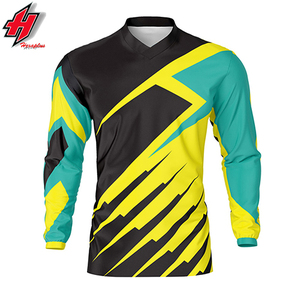 Camiseta de motocross personalizada para niños y adultos, jersey de diseño azul fresco, equipo de motocross por sublimación mx - Product Image 3