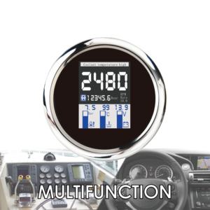 D Racing DPD85B-N NMEA 2000 85mm Tachymètre multifonction à écran TFT-LCD noir certifié CE ISO9001 pour bateau de plaisance marine - Product Image 5
