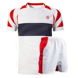 Ropa deportiva de sublimación azul de alta calidad, uniformes de Rugby personalizados OEM para hombres, kits de Rugby, camisetas para adultos - Product Image 2