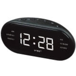 Réveil Snooze numérique LED à affichage de 1.2 pouces avec balayage automatique Radio AM FM - Product Image 6