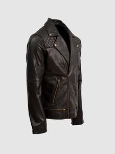 Blouson d'automne en cuir PU homme, vêtement d'extérieur Slim Fit, pour moto, usine, nouvelle collection - Product Image 4