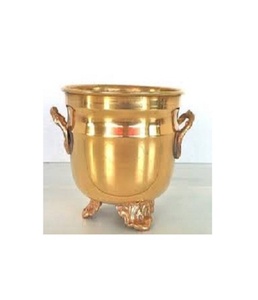 Pot de fleurs Antique en laiton Antique, pour décoration de maison et salon à prix bas - Product Image 1