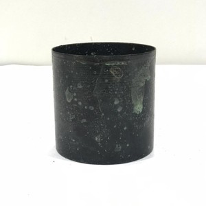 Green Rustic Metal Large Best Sales Candle Bowl With Metal Lid Hammered Design Table Top Decoration Candle <b>Jar</b> Bowl - Product Image 6