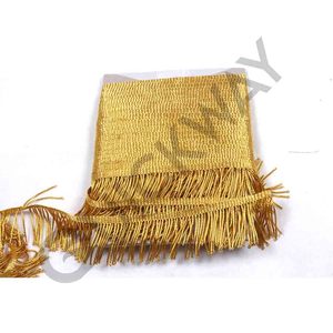 OEM Gold Bullion Wire Fringe Customized Metallic Fringe Trimmings Top Quality Antique Gold Silver Twisted <b>Tassel</b> <b>Trim</b> - Product Image 6