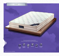 Matelas de haute qualité en mousse à mémoire de forme hybride, antibactériens, lavables, design contemporain, pour hôpitaux, chambres et hôtels