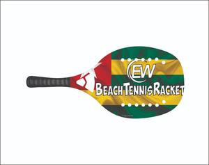 Raquettes de tennis de plage, face de 20 mm, poids de 320-340 g, longueur de 50 cm, poignée en fibre de carbone, filet en fibre de verre - Product Image 6