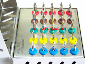 Kit de taladros cónicos con topes, implante Dental, irrigación quirúrgica externa, 25 uds. - Product Image 4