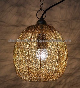 การออกแบบใหม่ทองลวดตาข่ายแขวน Pendant_Lamp.Colour,สีดำ/ทอง (เส้นผ่าศูนย์กลาง9.5 '',สูง14'' นิ้ว) - Product Image 4