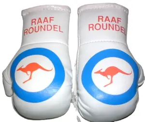 GAF Car Office Guantes de boxeo Banderas de países DECORACIÓN COLGANTE MINI GUANTE de cuero NUEVO ESTILO DE DISEÑO para hombres y mujeres - Product Image 1