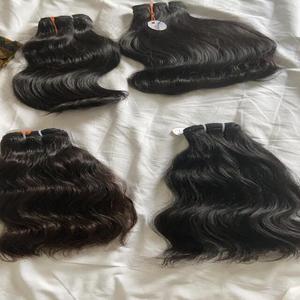 High Quality <b>Body</b> <b>Wave</b> Cuticle Aligned Remy Virgin Human Hair Extensions Machine Double Weft All Colors Suitable Indian Type - Product Image 6
