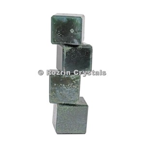 Acheter maintenant Cube d'agate de mousse de pierres précieuses polies - Product Image 1