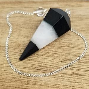 High Quality Wholesale Natural <b>Crystal</b> Bonded Gemstone Faceted Cone Pendulum for Healing and Dowsing - Product Image 3
