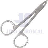 Ensemble professionnel de pinces à cuticules pour ongles en titane de haute qualité Logo privé personnalisé Meilleur vendeur Ciseaux de beauté à lame droite