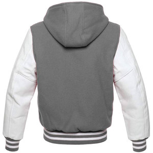 Chaqueta de Invierno de Béisbol para Hombre, Estilo Bomber de Poliéster con Tela de Lona y Decoración de Apliques - Product Image 4