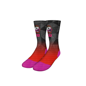 Chaussettes de sport pour hommes de haute qualité Logo personnalisé imprimé Chaussettes de sport légères sublimées par teinture - Product Image 4