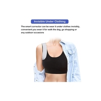 Correcteur de posture intelligent réglable pour adulte, soutien dorsal, ceinture d'entraînement des épaules, en Spandex écologique, pour dropshipping