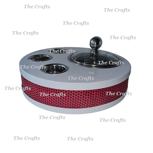 Plato de Servir Redondo de Hierro de Primera Calidad para Bodas, Fiestas y Eventos, Vajilla para Servir Cazuelas - Product Image 1