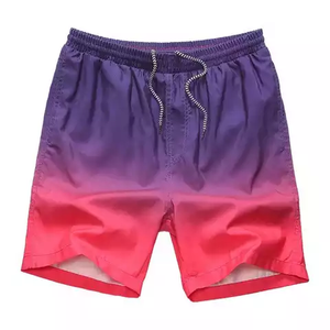 กางเกงขาสั้นผ้าใบเอวยางยืดปานกลางสำหรับผู้ชายผู้หญิงดีไซน์ลวดลายมีกระเป๋าสำหรับออกกำลังกาย - Product Image 4