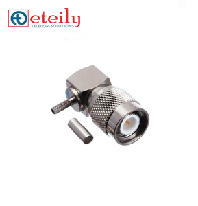 ETEILY Connecteur R/A mâle TNC nickelé pour câble RG316 Antennes de communication longue durée fabriquées en Inde - Product Image 1