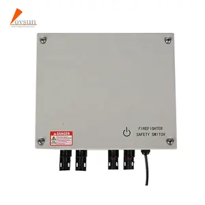 Rapid Shutdown Firefighter Safety Switch for Electrical Surge Protection of Solar Energy System 2 strings