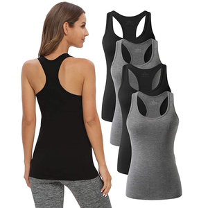 Ensemble de yoga 2 pièces pour femme : débardeur et short de sport avec soutien-gorge intégré, tenue de fitness respirante pour l'entraînement - Product Image 1