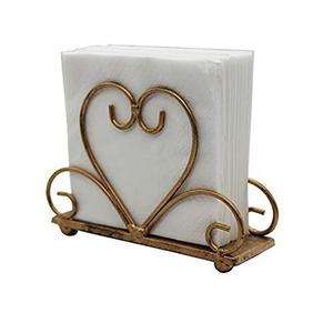 Servilletero de diseño admirable en soporte de papel tisú de Color negro metálico para uso en bodas y eventos - Product Image 3