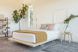 KHÁCH SẠN Bằng Gỗ Nền Tảng Nữ Hoàng Kích Thước Phòng Ngủ Cho Phòng Khách Dễ Dàng Để Lắp Ráp Phong Cách Mỹ Super <span class=keywords><strong>King</strong></span> Kích Thước Nền Tảng Giường - Product Image 2