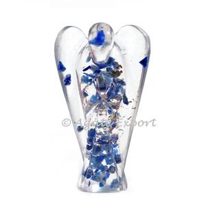 Cristal curativo piedra preciosa tallada a mano fengshui piedras en forma de Ángel Piedra preciosa Selenita Orgone Angels - Product Image 3