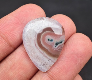 Moss Agate Cabochon Loose Agate Crystal Cabochon Semi Precious <b>Stone</b> - Product Image 5